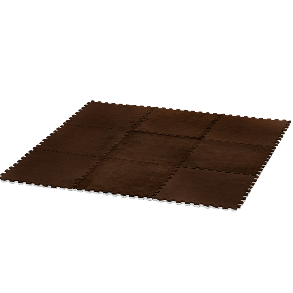 brown baby mat